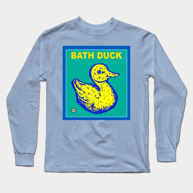 Bath Duck Long Sleeve T-Shirt by TBT-TSHIRTS